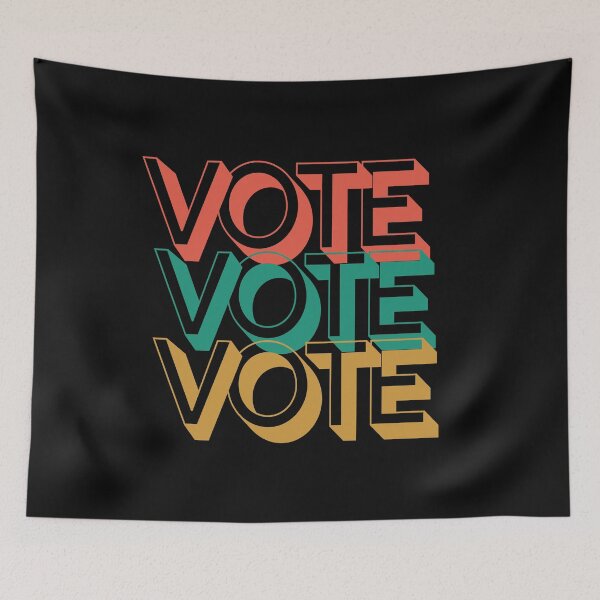 Item preview, Vote Retro C designed and sold by REApparelCo.
