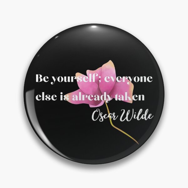 Item preview, Be Yourself Oscar Wilde Quote designed and sold by DesignsofNote.
