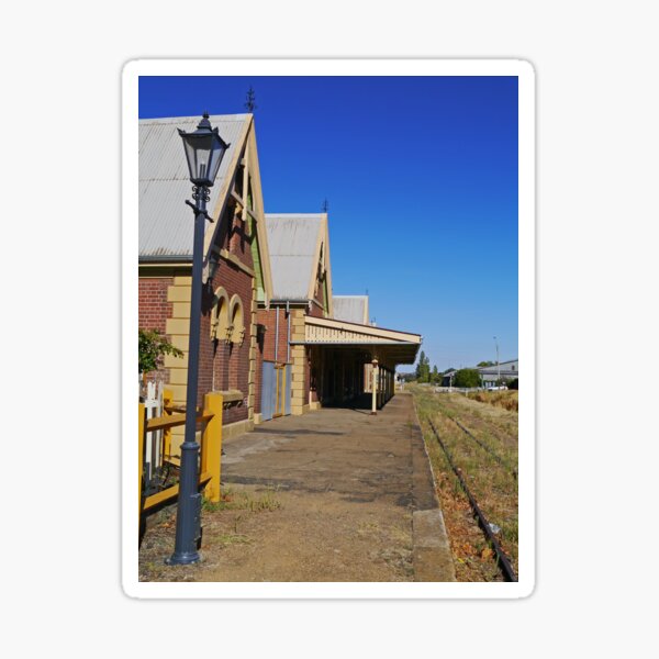 Item preview,  Railway platform, Young,  N.S.W,  Australia designed and sold by Margaret  Hyde.