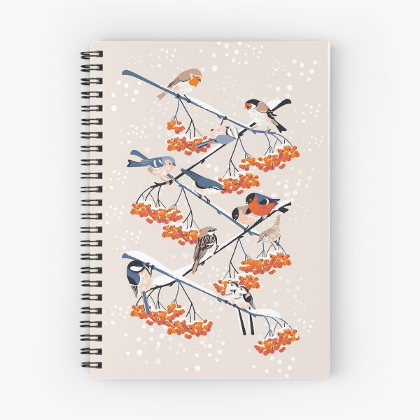Item preview, Winter Garden Birds on Rowan branches designed and sold by appleyards.