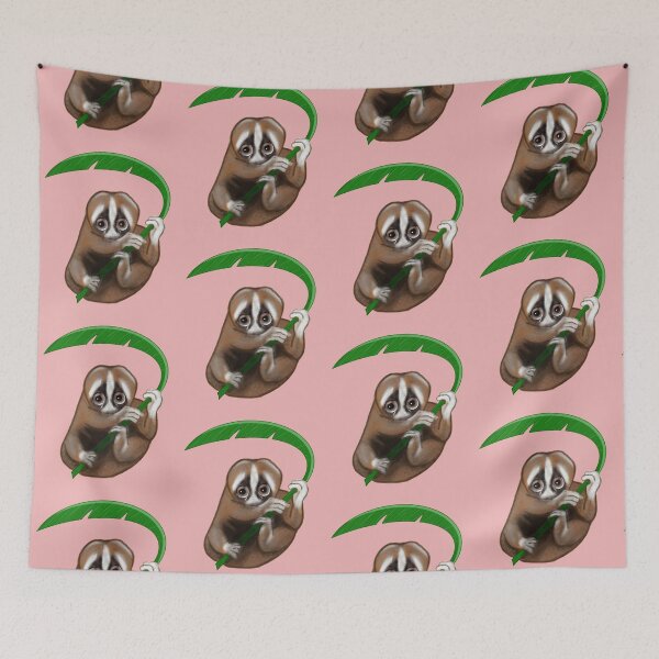 Item preview, Slow Loris holding a leaf designed and sold by DesignsBySaxton.