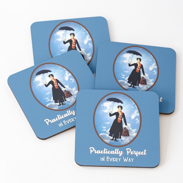 Item preview, Practically Perfect in Every Way - Mary Flying Down From the Sky (White Letters) designed and sold by Taulukos Designs.
