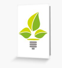 Eco Lightbulb Greeting Card