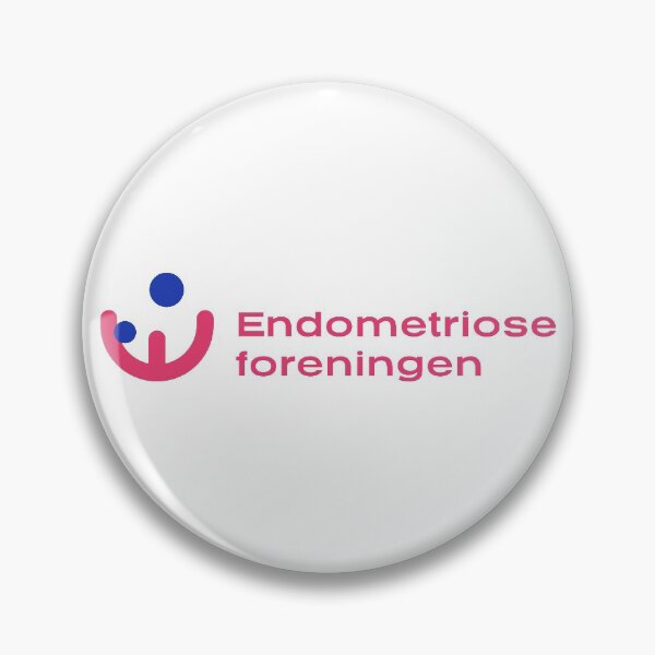 Endometrioseforeningens logo med tekst Pin