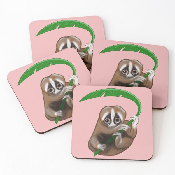 Item preview, Slow Loris holding a leaf designed and sold by DesignsBySaxton.