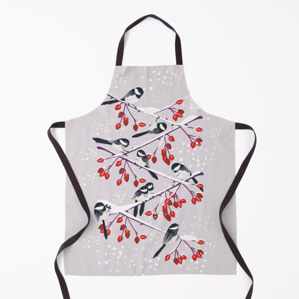 Item preview, Chickadees and Rose hips designed and sold by appleyards.