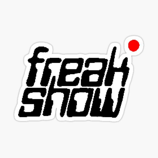 Aperçu de l'œuvre 4 freak show créée et vendue par stickersbynic.
