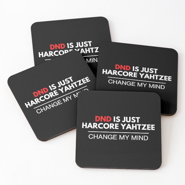Item preview, "DnD Is Just Hardcore Yahtzee" Funny D&D Print designed and sold by ToplineDesigns.