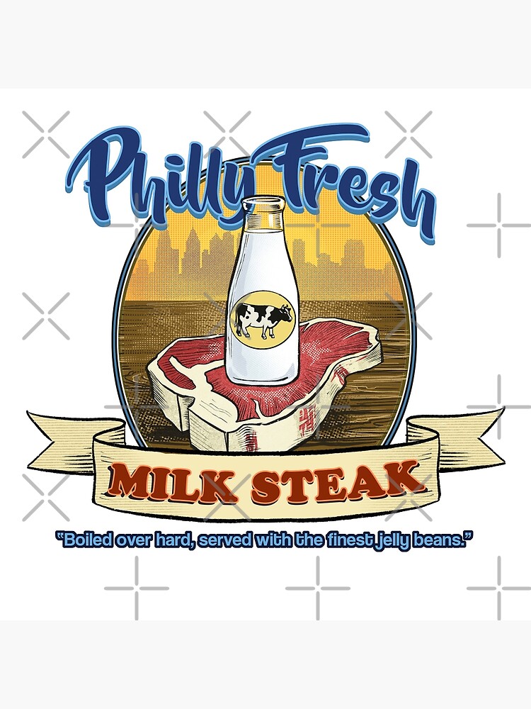 Discover Milk Steak, Philly Fresh Premium Matte Vertical Poster