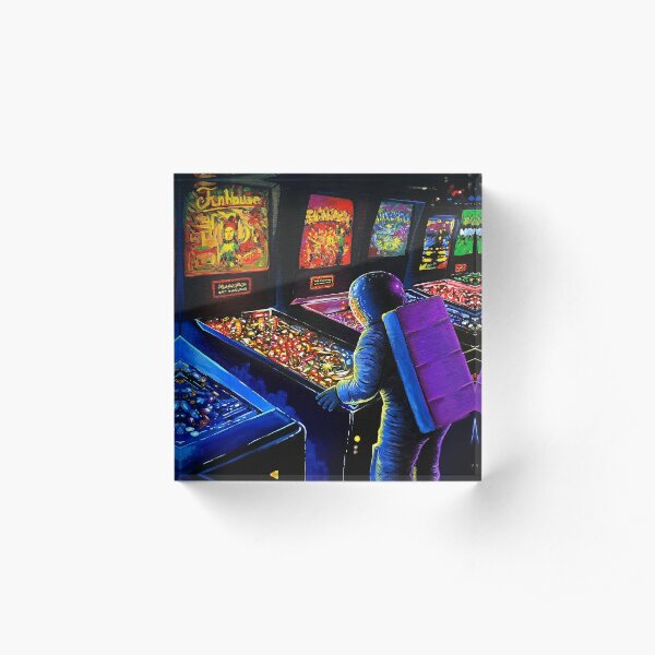 Pinball Wizard Acrylic Block