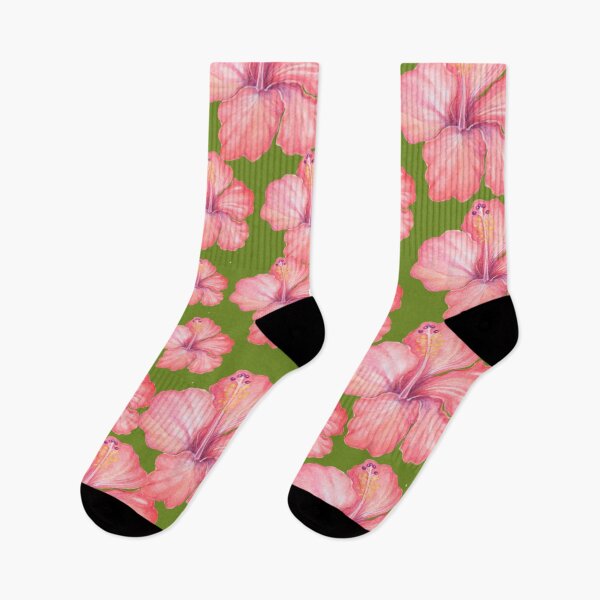 Item preview, Hibiscus floral pattern  designed and sold by Lisaarts.