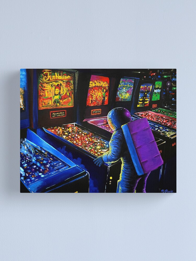 Alternate view of Pinball Wizard Canvas Print