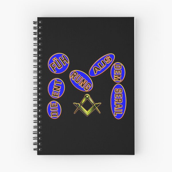 Item preview, Opera the abduction to the seraglio - (M) Wolfgang.A Mozart - Masonic symbol designed and sold by Ralek.