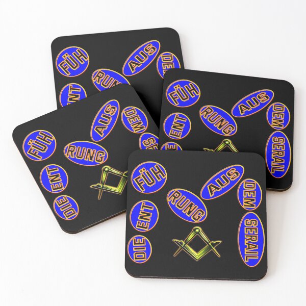 Item preview, Opera the abduction to the seraglio - (M) Wolfgang.A Mozart - Masonic symbol designed and sold by Ralek.