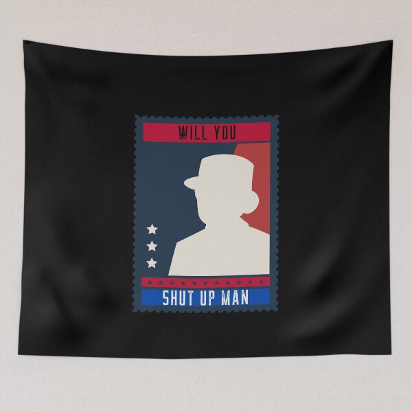 Item preview, Will you shut up man designed and sold by ChaseCoClothing.