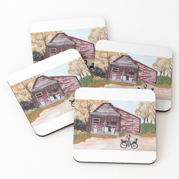 Item preview, QV-Rural Gas Station designed and sold by Barbara  Goldfeder.