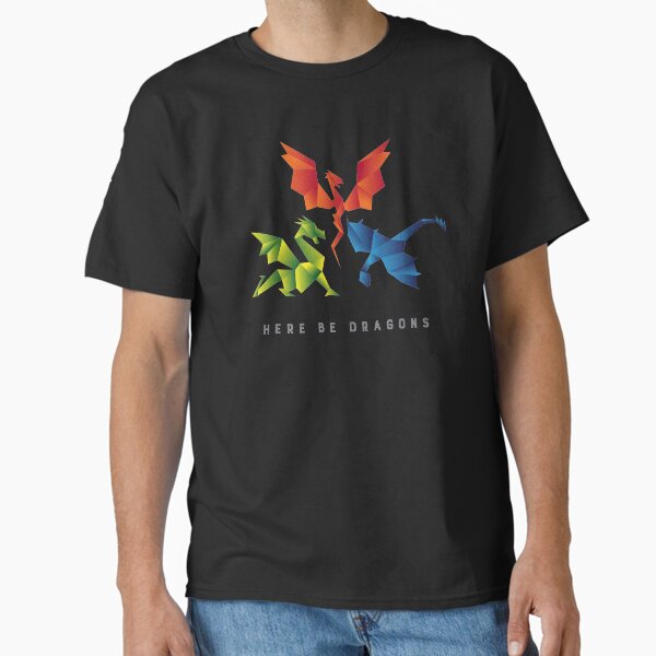 Item preview, SCP-1762 Where The Dragons Went Origami Style Dragons designed and sold by opalskystudio.