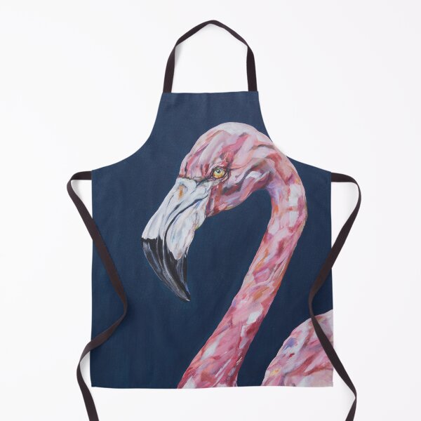 Item preview, Pinky. Popular flamingo art by Sam Fenner designed and sold by SamFennerArt.