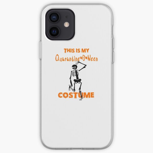 this is my quarantine o ween costume iPhone Soft Case
