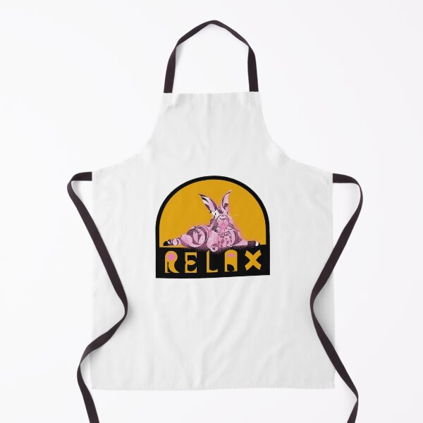 Item preview, “Relax Rabbit” Yellow v2- funny - nature - geometric - cute - pink - animals designed and sold by BDLVandFriends.