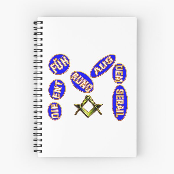 Item preview,  Opera the abduction to the seraglio - (M) Wolfgang.A Mozart - Masonic symbol designed and sold by Ralek.