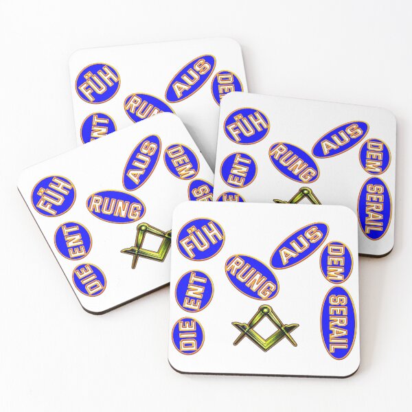 Item preview,  Opera the abduction to the seraglio - (M) Wolfgang.A Mozart - Masonic symbol designed and sold by Ralek.