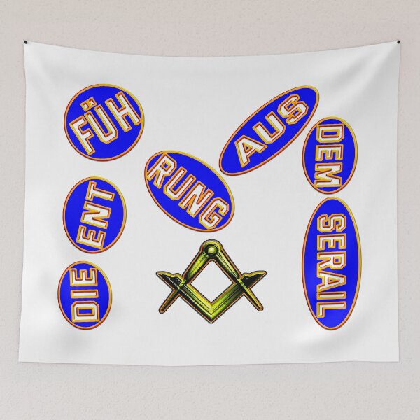 Item preview,  Opera the abduction to the seraglio - (M) Wolfgang.A Mozart - Masonic symbol designed and sold by Ralek.