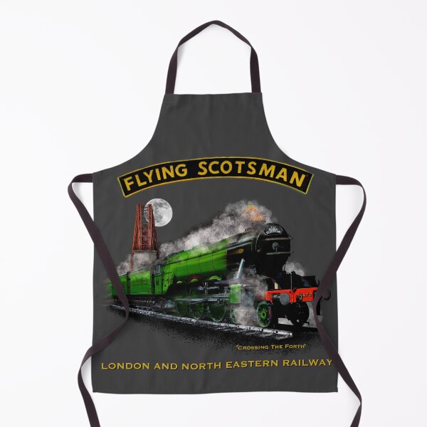 The Legendary flying Scotsman over the Forth Steam Train by Motormaniac Apron