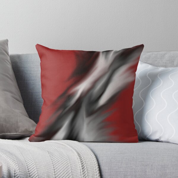 Decorative Red And Black Throw Pillow for Sale by FantasySkyArt