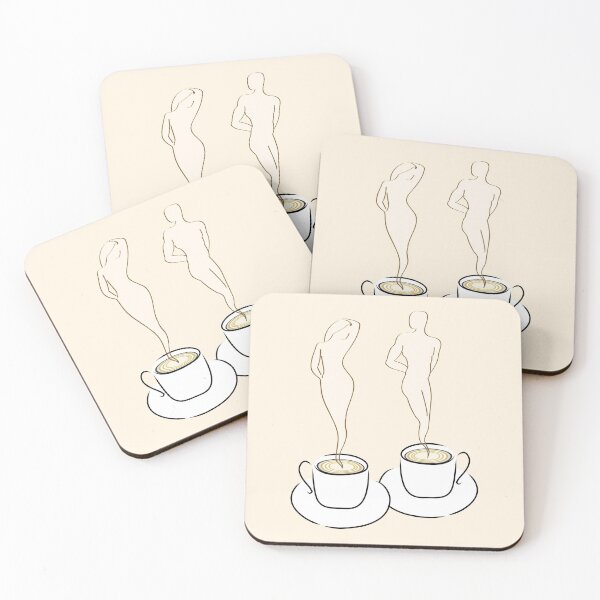 Item preview, Two Coffee Cream designed and sold by pereirashop.