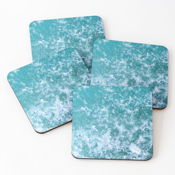 Item preview, turquoise blue sea, ocean, waves, water designed and sold by rhnaturestyles.