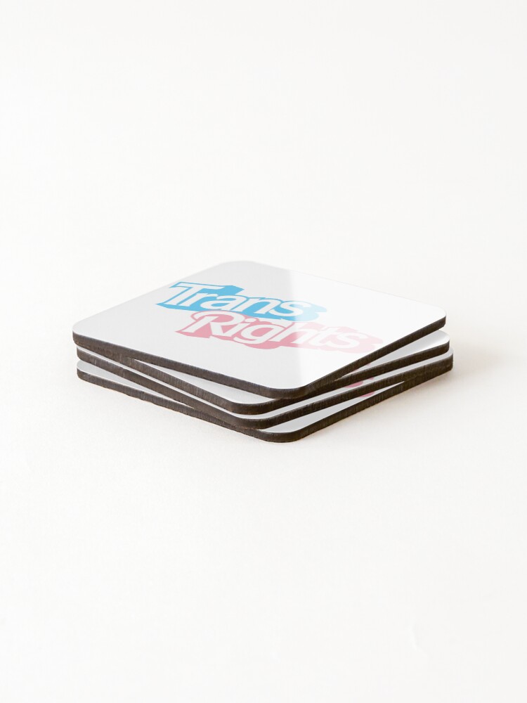 Thumbnail 4 of 5, Coasters (Set of 4), Trans Rights designed and sold by SanzInterro.