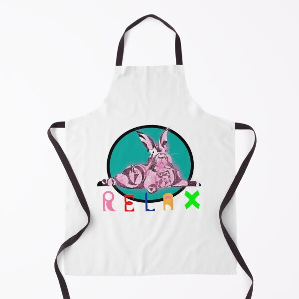 Item preview, “Relax Rabbit” blue v4- funny - nature - geometric - cute - pink - animals designed and sold by BDLVandFriends.
