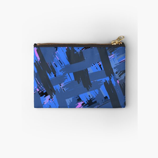 Aperçu de l'œuvre Vagues abstraites bleues créée et vendue par SILVERAPPLE.