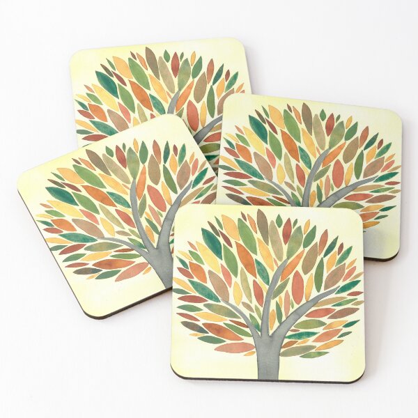 Item preview, Autumn tree in watercolor designed and sold by nabeArtist.