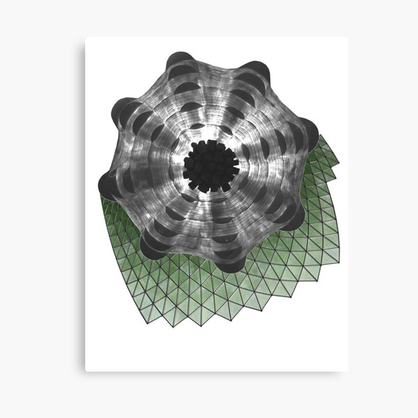 Green Structure Canvas Print