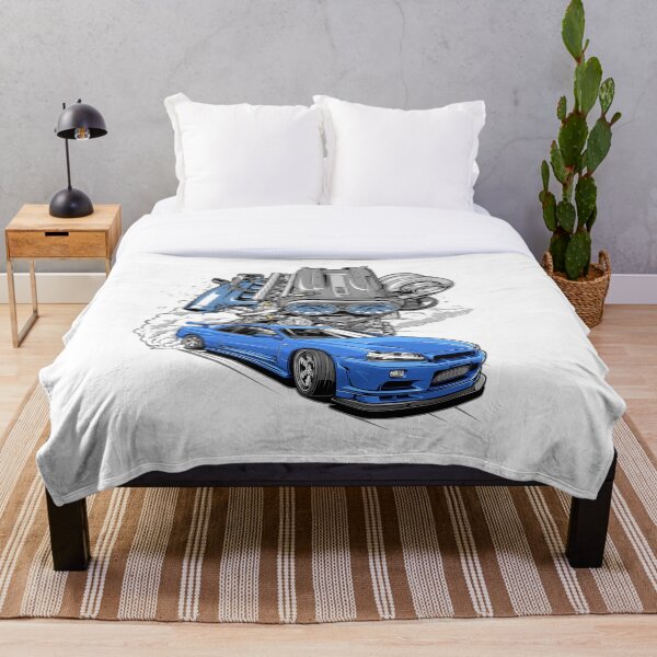 RB26 Skyline R34 Throw Blanket