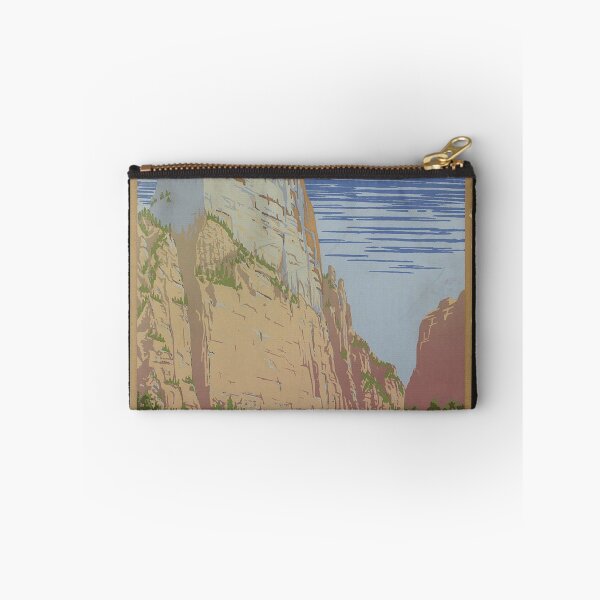 Item preview, Cartel de turismo Vintage Zion Natonal Park designed and sold by SFTStudio.