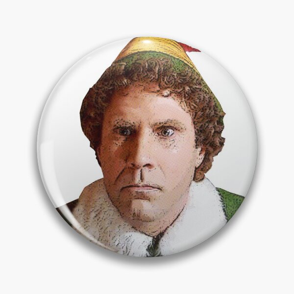 Item preview, BUDDY THE ELF Christmas Movie Angry Elf Face Will Ferrell  designed and sold by starkle.
