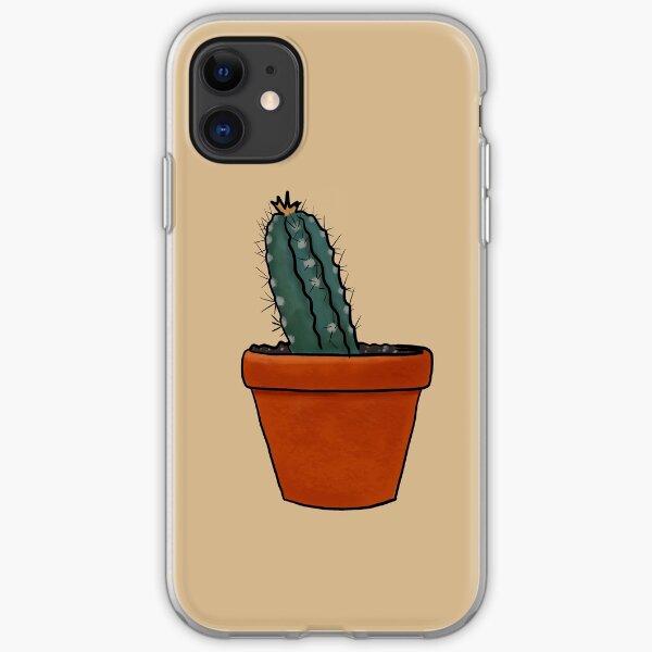 Terra-cotta Cactus iPhone Soft Case