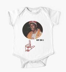 Rip Big L - Rapper Baby Body Kurzarm