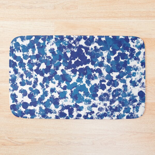 Item preview, Blue Polka Dot Paint Spots (blue/white) designed and sold by Design Minds Boutique.