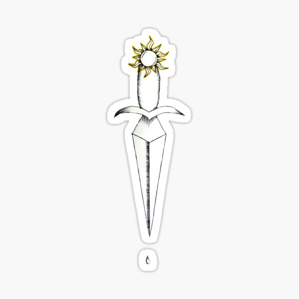 Sun dagger Sticker