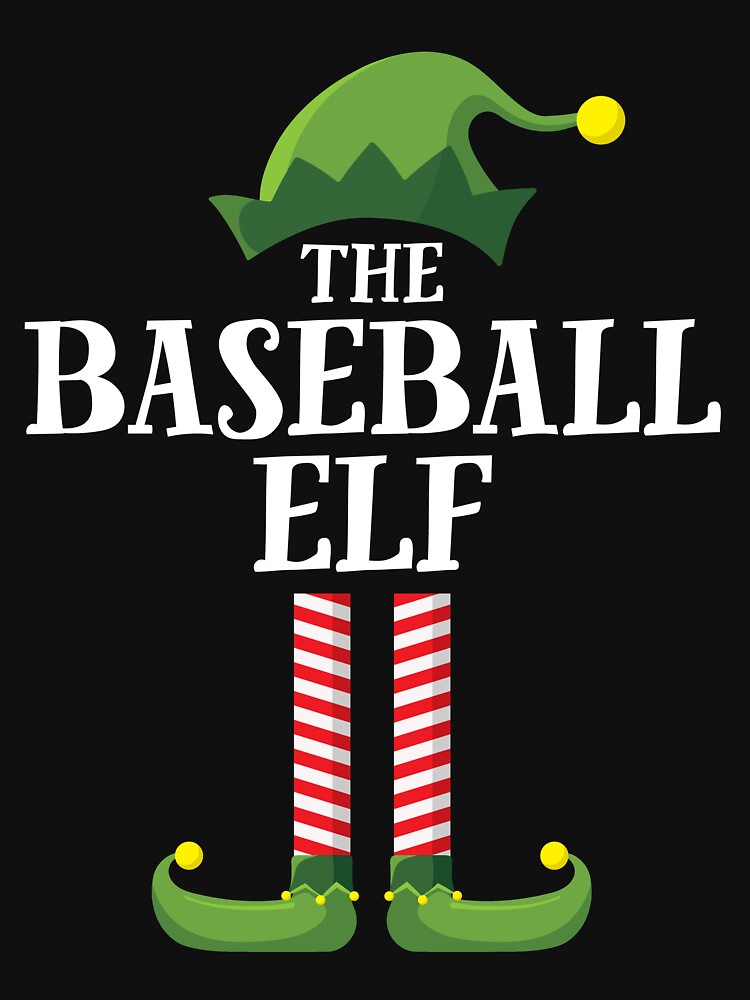 Disover Baseball Elf Matching Family Group Christmas Essential T-Shirt