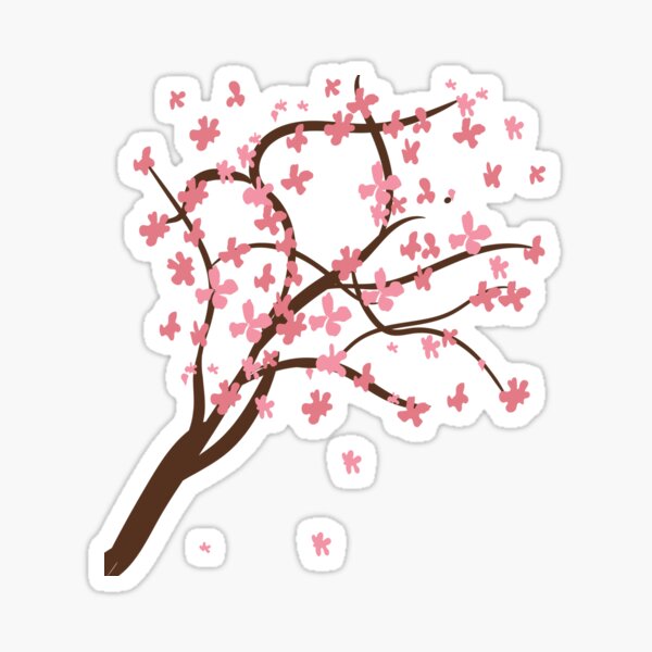 Japanese Cherry Blossom - Oriental Sakura Sticker