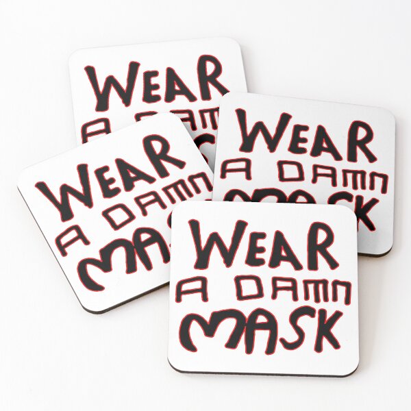 Item preview, Wear a Damn Mask!  designed and sold by pereirashop.