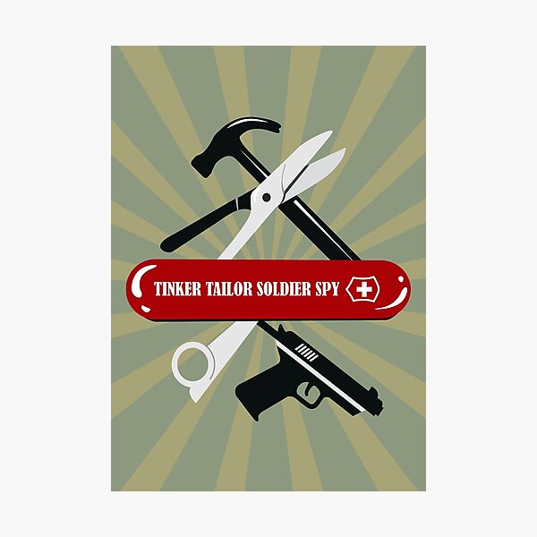 Tinker Tailor Soldier Spy - Alternative Movie Poster Photographic Print
