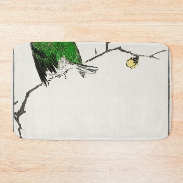 Item preview, fairy pitta and japanese allspice illustration 43380643911 designed and sold by Bird-Lore.