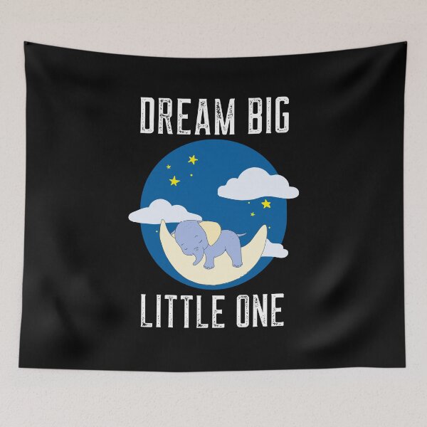 Item preview, Dream Big Little One - Cute Elephant  designed and sold by ChaseCoClothing.