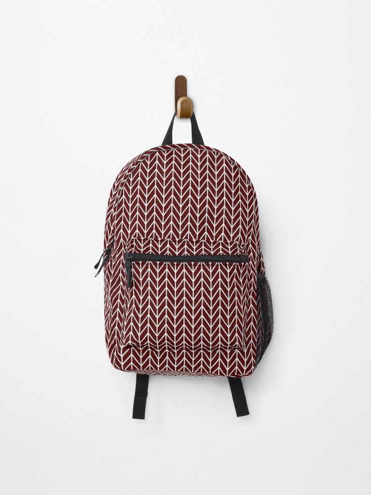 Geometric print outlet backpack